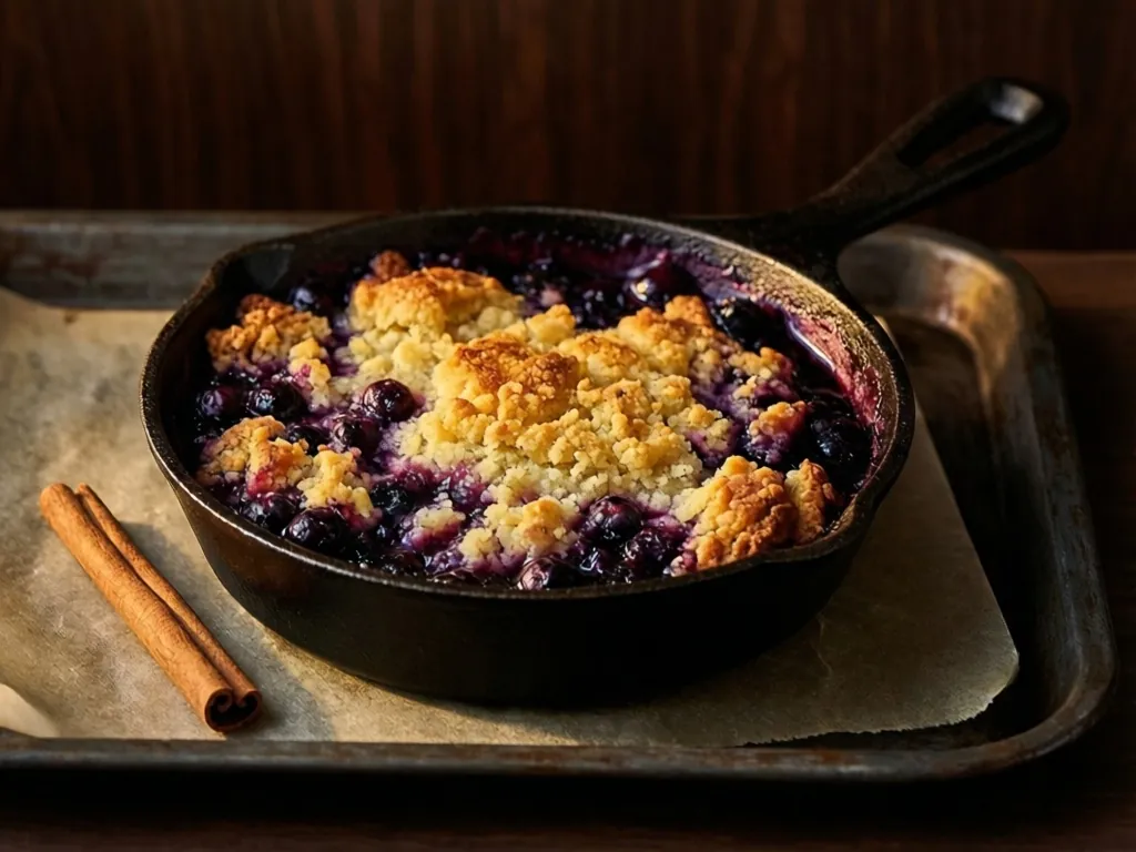 Blueberry Cinnamon Crumble: what the flavor looks like