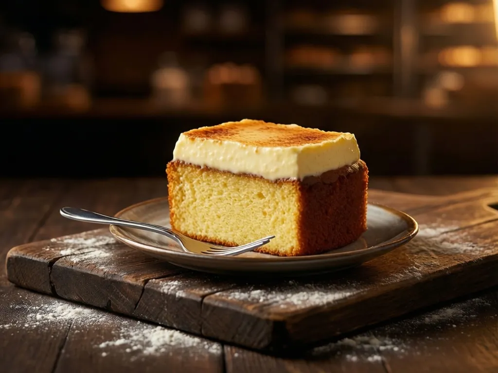 Custard Cake: what the flavor looks like