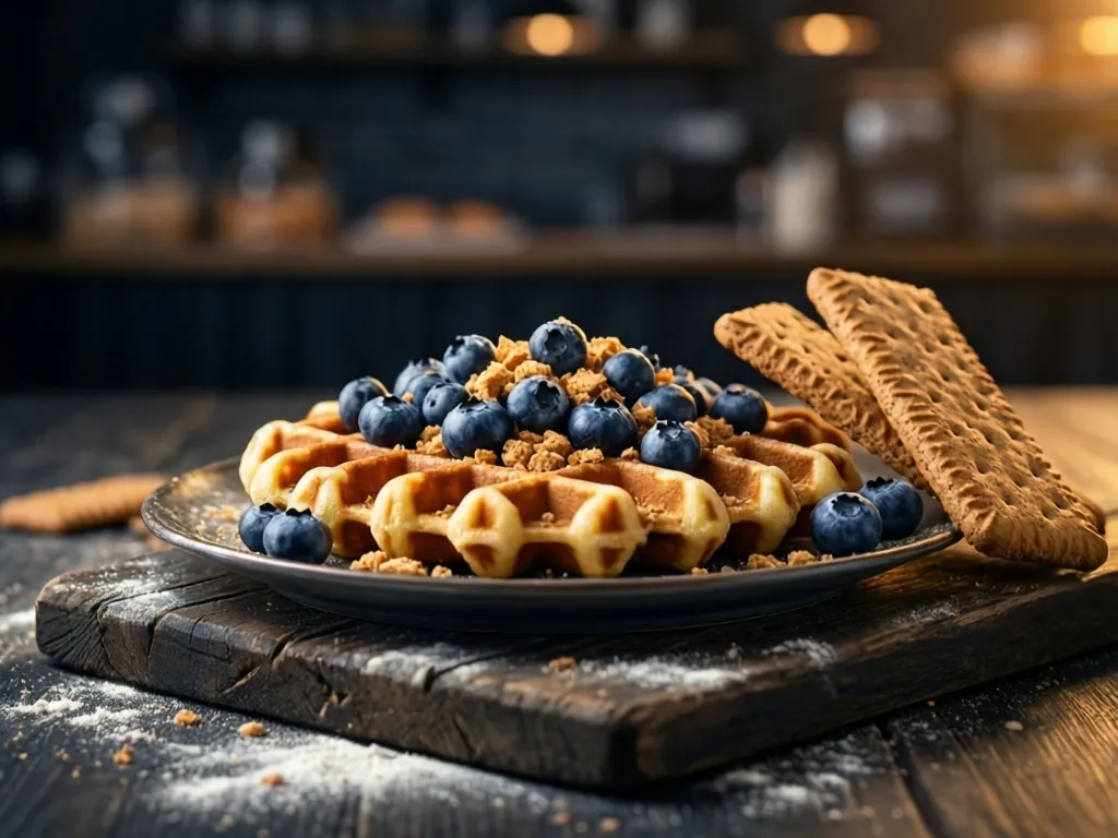 Blueberry Graham Waffle: com'è il sapore
